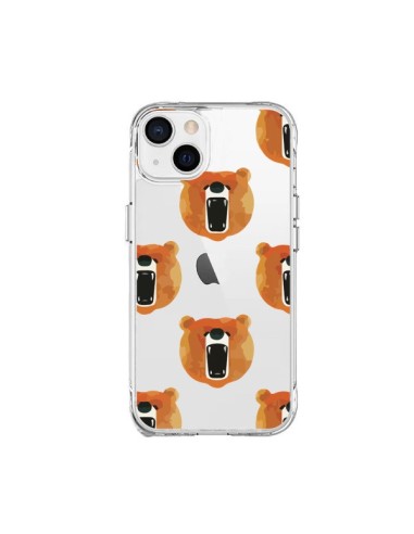 Cover iPhone 15 Plus Orso Trasparente - Dricia Do