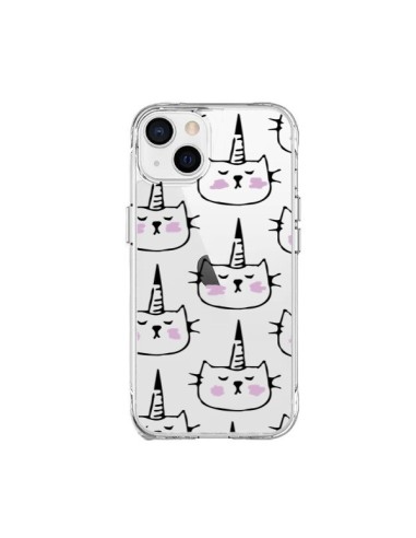 Coque iPhone 15 Plus Licorne Unicorn Dessin Transparente - Dricia Do