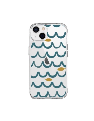 Cover iPhone 15 Plus Pesce Acqua Trasparente - Dricia Do