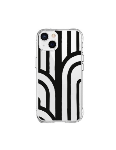 iPhone 15 Plus Case Geometrico Black Clear - Dricia Do