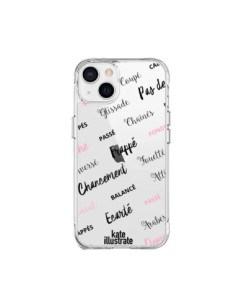 Cover iPhone 15 Plus Ballerina Parole Trasparente -...