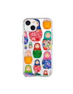 iPhone 15 Plus Case Matryoshka Bambola Russa Clear -...