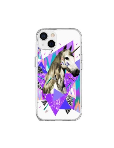 Coque iPhone 15 Plus Licorne Unicorn Azteque - Kris Tate