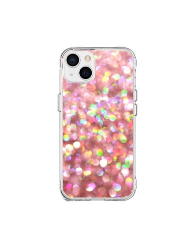 Coque iPhone 15 Plus Paillettes Pinkalicious - Lisa Argyropoulos