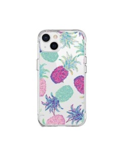 Cover iPhone 15 Plus Ananas Frutta Estate Trasparente -...