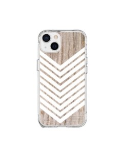Coque iPhone 15 Plus Tribal Aztèque Bois Wood Flèche...