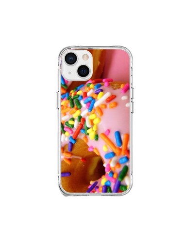 Coque iPhone 15 Plus Donuts Rose Candy Bonbon - Laetitia
