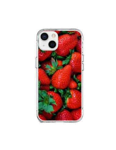 Coque iPhone 15 Plus Fraise Strawberry Fruit - Laetitia