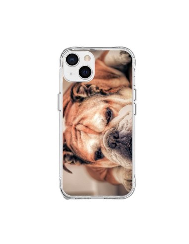 Coque iPhone 15 Plus Chien Bulldog Dog - Laetitia