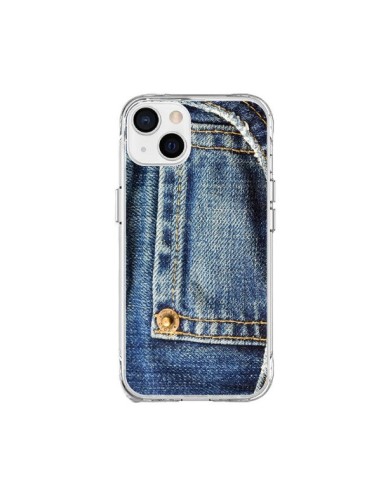 iPhone 15 Plus Case Jean Blue Vintage - Laetitia