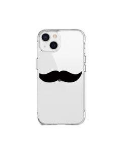 Coque iPhone 15 Plus Moustache Movember Transparente -...