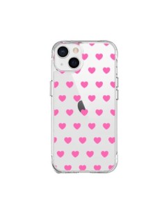 Coque iPhone 15 Plus Coeur Heart Love Amour Rose...