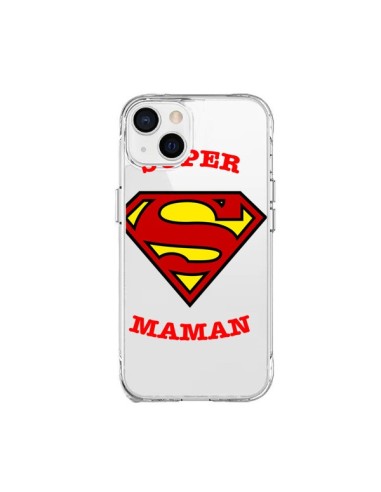 iPhone 15 Plus Case Super Mamma Clear - Laetitia