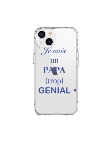 iPhone 15 Plus Case I’m a Genius Dad Clear - Laetitia