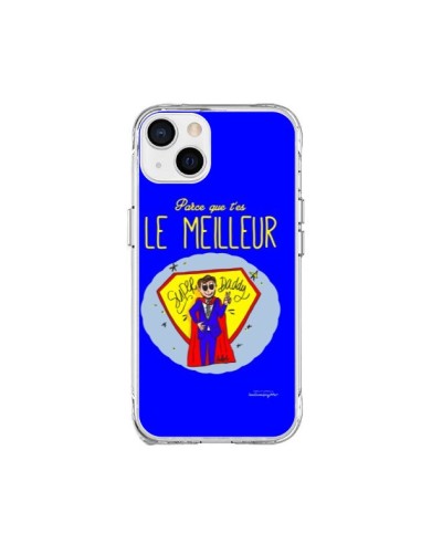 Coque iPhone 15 Plus Le meilleur Papa Fête des Pères - Leellouebrigitte