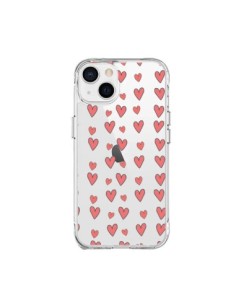 Cover iPhone 15 Plus Cuore Amore Amour Rosso Trasparente...