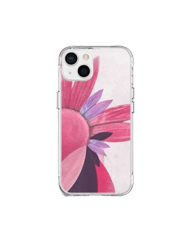 Coque iPhone 15 Plus Flowers Fleurs Roses - Lassana