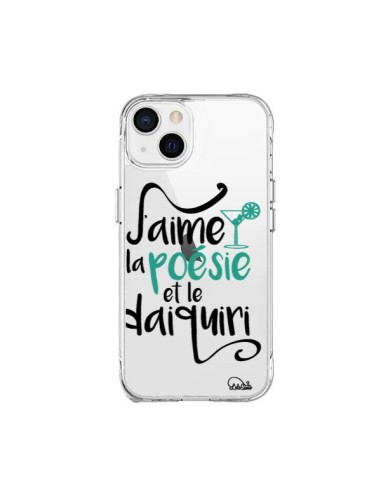 iPhone 15 Plus Case J'aime la poésie e le daiquiri Clear - Lolo Santo