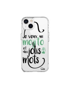 Cover iPhone 15 Plus Je veux un mojito e des jolis mots...