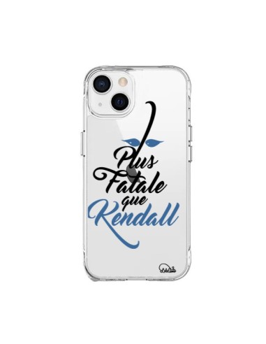 Coque iPhone 15 Plus Plus Fatale que Kendall Transparente - Lolo Santo