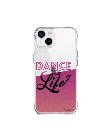 Coque iPhone 15 Plus Dance Your Life Transparente - Lolo Santo