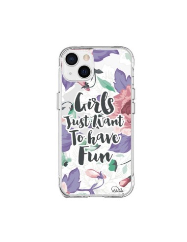 Coque iPhone 15 Plus Girls Fun Transparente - Lolo Santo