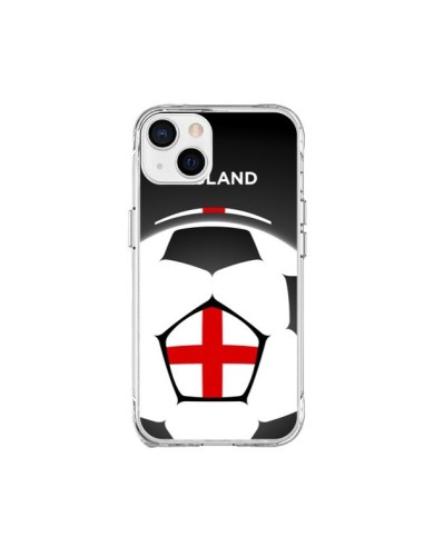 Coque iPhone 15 Plus Angleterre Ballon Football - Madotta