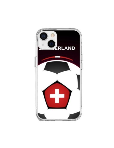 Cover iPhone 15 Plus Svizzera Calcio Football - Madotta