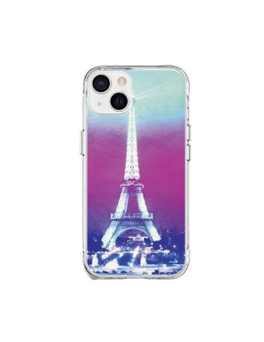 Coque iPhone 15 Plus Tour Eiffel Night - Mary Nesrala