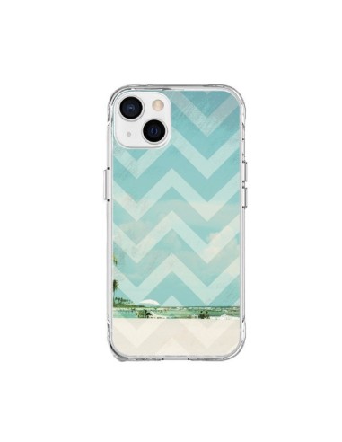 Coque iPhone 15 Plus Chevron Beach Dreams Triangle Azteque - Mary Nesrala