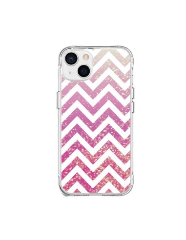 Coque iPhone 15 Plus Chevron Pixie Dust Triangle Azteque - Mary Nesrala