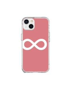 Cover iPhone 15 Plus Infinity Infinito Forever Corallo -...