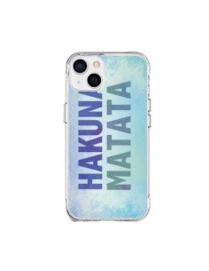 iPhone 15 Plus Case Hakuna Matata Re Lion Blue - Mary...