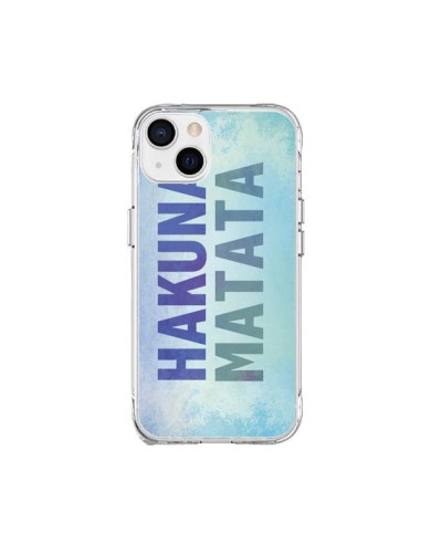 iPhone 15 Plus Case Hakuna Matata Re Lion Blue - Mary Nesrala