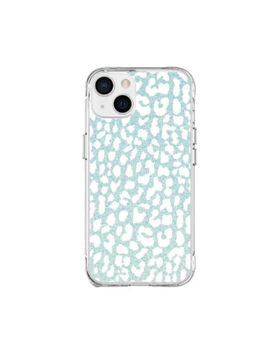 Cover iPhone 15 Plus Leopardo Inverno Mint - Mary Nesrala