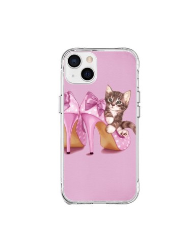 Cover iPhone 15 Plus Gattoon Gatto Kitten Scarpe Shoes - Maryline Cazenave