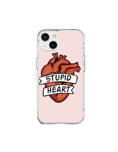 Coque iPhone 15 Plus Stupid Heart Coeur - Maryline Cazenave