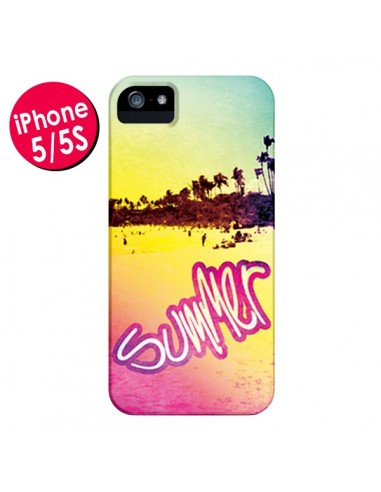 Coque Summer Dream Ete Plage pour iPhone 5 et 5S - Mary Nesrala