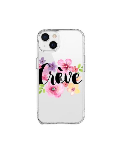 Coque iPhone 15 Plus Crève Fleurs Transparente - Maryline Cazenave