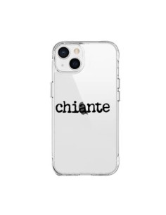 Coque iPhone 15 Plus Chiante Noir Transparente - Maryline...