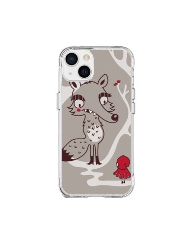 Coque iPhone 15 Plus Le Petit Chaperon Rouge Loup - Maria Jose Da Luz