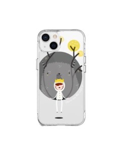 Coque iPhone 15 Plus Monstre Princesse Transparente -...