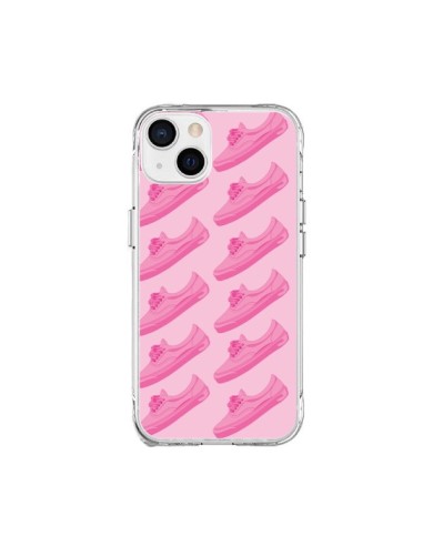 Coque iPhone 15 Plus Pink Rose Vans Chaussures - Mikadololo