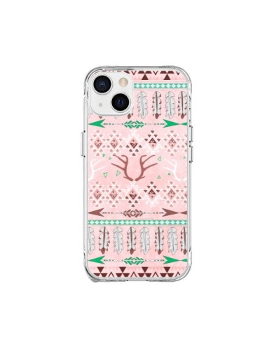 Coque iPhone 15 Plus Amadahy Cerf Azteque - Monica Martinez