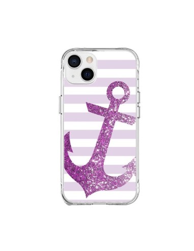 iPhone 15 Plus Case Ancora Marina Pink - Monica Martinez