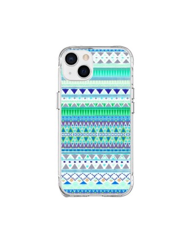 Cover iPhone 15 Plus Chenoa Blu Azteco - Monica Martinez