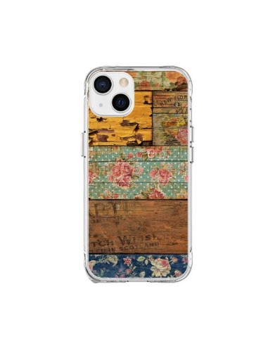 Cover iPhone 15 Plus Barocco Style Legno - Maximilian San