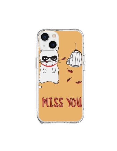 Coque iPhone 15 Plus Chat I Miss You - Maximilian San