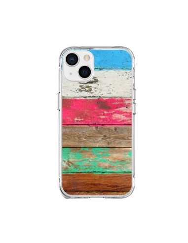 Coque iPhone 15 Plus Eco Fashion Bois - Maximilian San