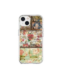 iPhone 15 Plus Case Lady Rococo Wood Flowers - Maximilian...